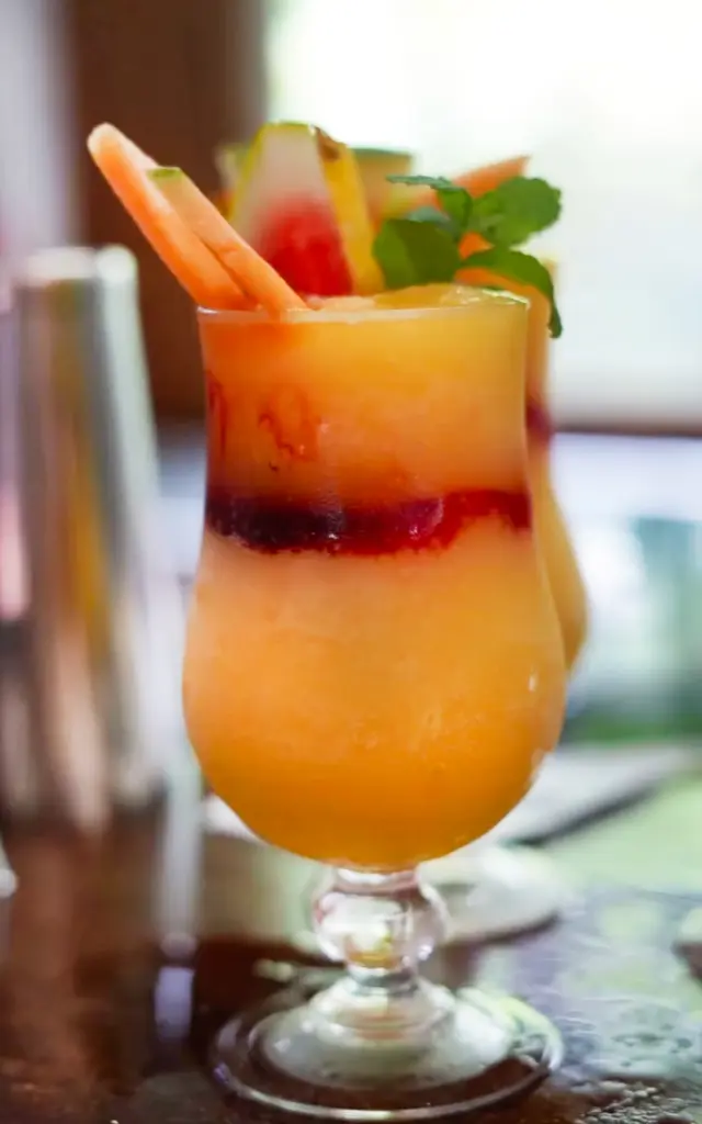 Cocktail Restaurant Le Bambou Morne-Rouge Martinique