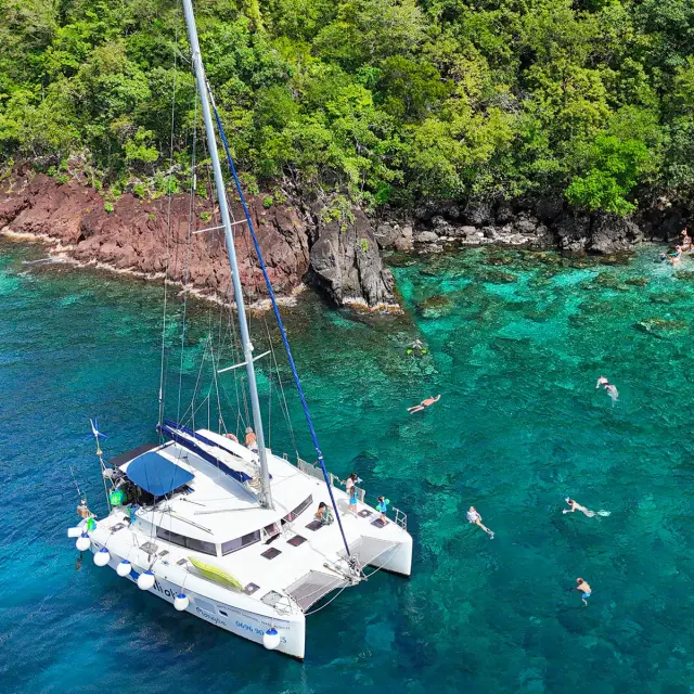 Catamaran Aliotis Les Anses d'Arlet Martinique