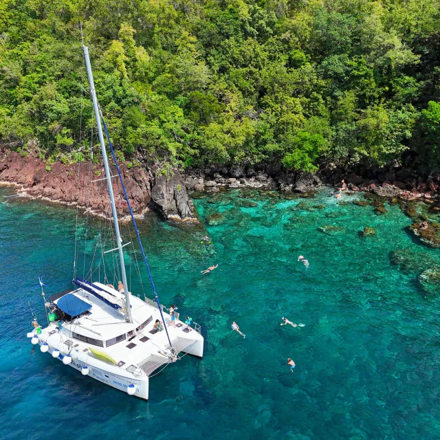 Catamaran Aliotis Les Anses d'Arlet Martinique