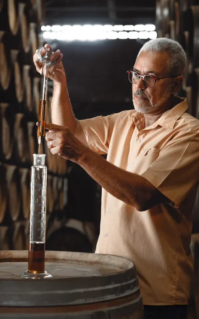 Daniel Baudin Maître de chai Maison La Mauny Riviere-Pilote Martinique