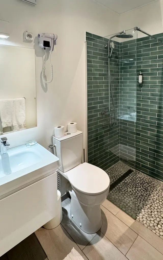 Salle de bain Hôtel Frégate Bleue *** François Martinique