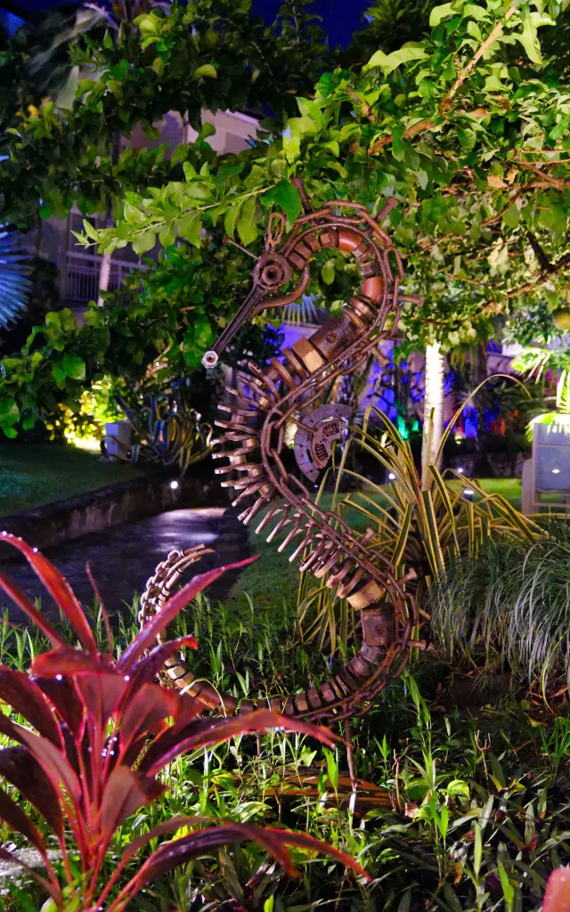 Sculptures de Jean-Louis Toussaint Hôtel La Pagerie Tropical Garden Hôtel **** Trois-îlets Martinique