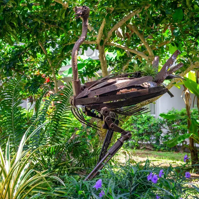 Sculptures de Jean-Louis Toussaint Hôtel La Pagerie Tropical Garden Hôtel **** Trois-îlets Martinique