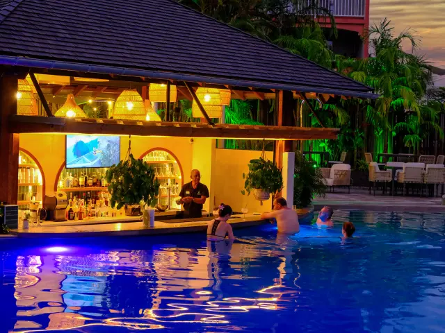 Palm bar Hôtel La Pagerie Tropical Garden Hôtel **** Trois-îlets Martinique