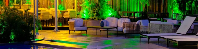 Palm bar Hôtel La Pagerie Tropical Garden Hôtel **** Trois-îlets Martinique