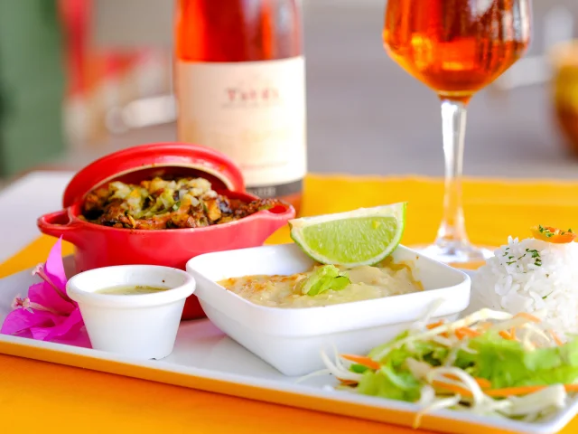 Souskay de chatrou Restaurant Tante Arlette Grand'rivière Martinique