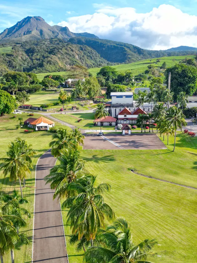 Montagne Pelée Château Depaz Distillerie Depaz Habitation La Montagne Saint-Pierre Martinique