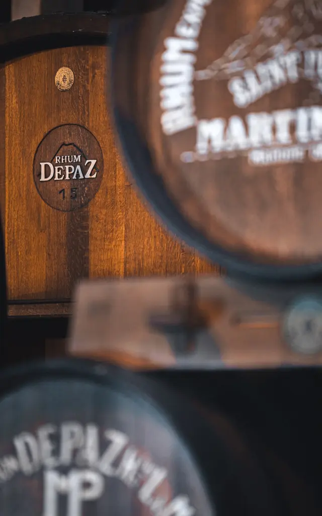 Tonneaux Distillerie Depaz Habitation La Montagne Saint-Pierre Martinique
