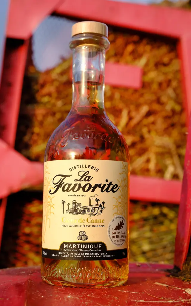 Coeur de canne Rhum La Favorite Distillerie La Favorite Lamentin Martinique