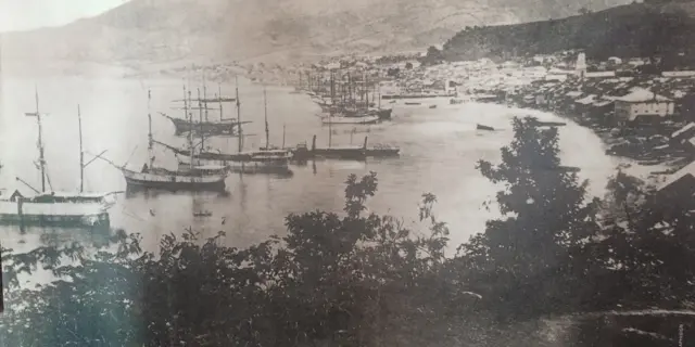 Montagne Pelée Ville de Saint-Pierre Martinique