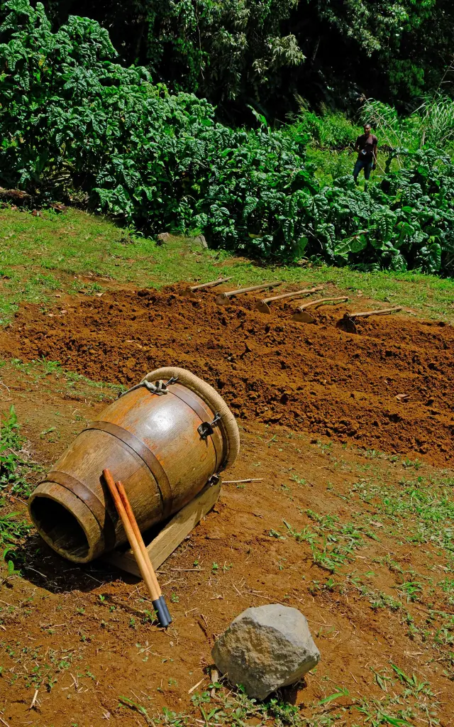 Tambour bèlè : symbole des rythmes traditionnels de Lakoua.
