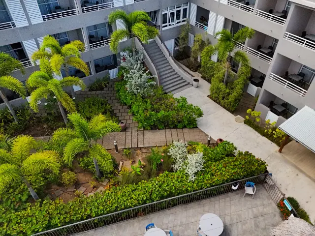 Jardin Résidence hôtelière Diamant les Bains Diamant Martinique