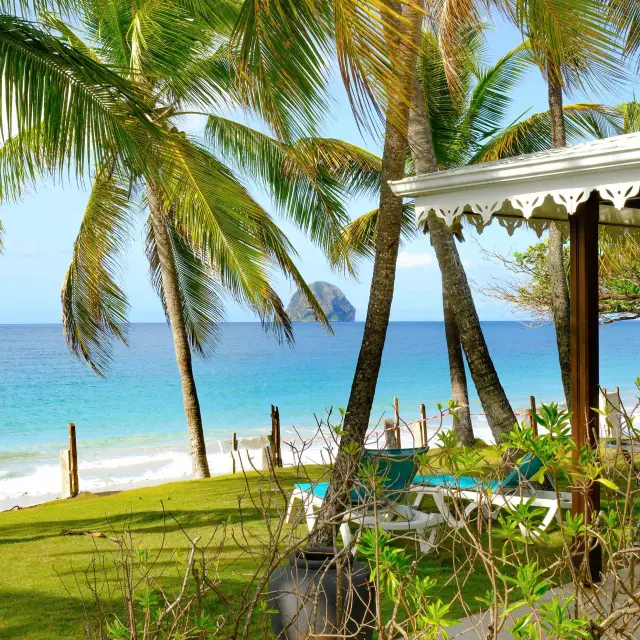 Résidence hôtelière Diamant les Bains Plage et rocher du Diamant Martinique