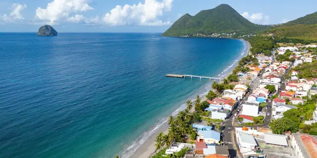 Ville du diamant Plage Rocher du Diamant Martinique