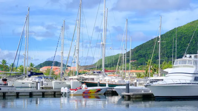 Libodo Traversée martinique / Sainte-lucie Marina Roadney bay Sainte-Lucie