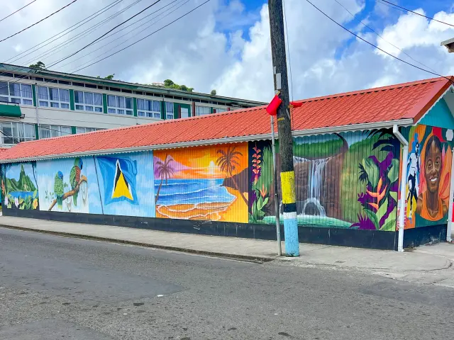 Marché Castries Sainte-Lucie