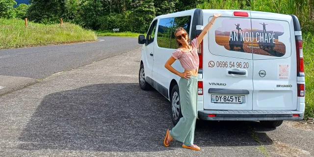 Excursion en van An Nou Chapé Martinique