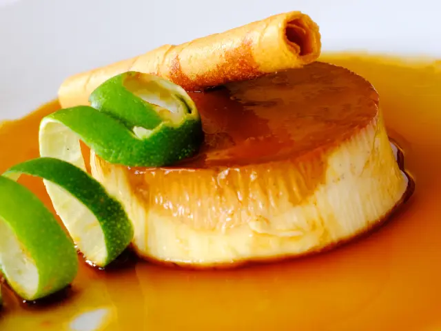 Flan au coco Restaurant Le Joséphine Hotel l'impératrice *** Fort-de-france Martinique