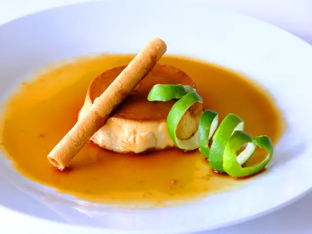 Flan au coco Restaurant Le Joséphine Hotel l'impératrice *** Fort-de-france Martinique