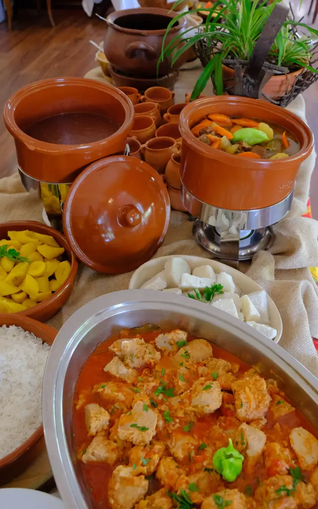Buffet créole Restaurant Le Joséphine Hotel l'impératrice *** Fort-de-france Martinique