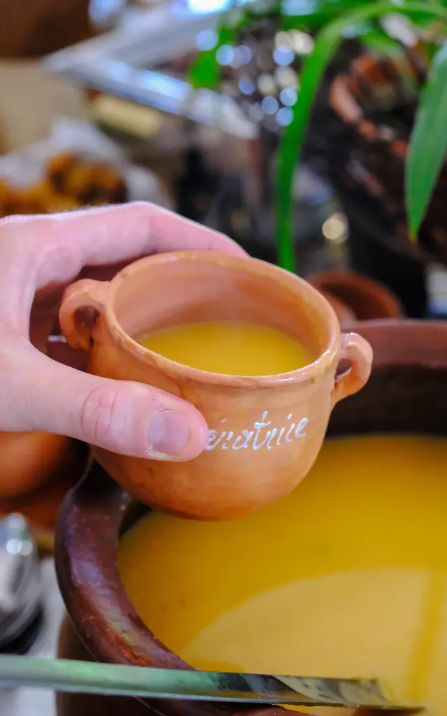 Velouté de giraumon Buffet créole Restaurant Le Joséphine Hotel l'impératrice *** Fort-de-france Martinique