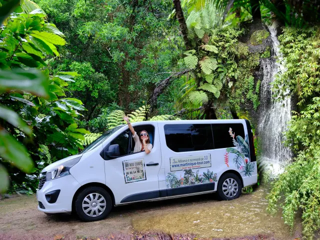 Visite guidée de l'île en van An nou chapé Martinique