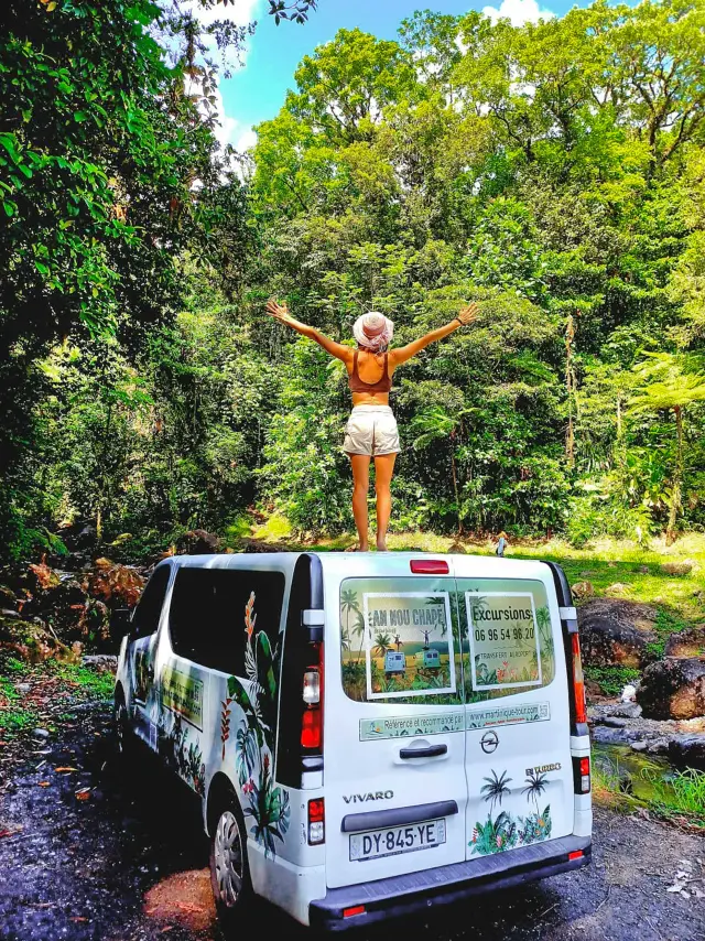 Visite guidée de l'île en van An nou chapé Martinique