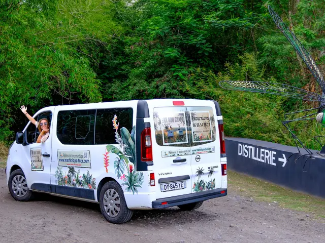 Visite guidée des distilleries en van An nou chapé Martinique