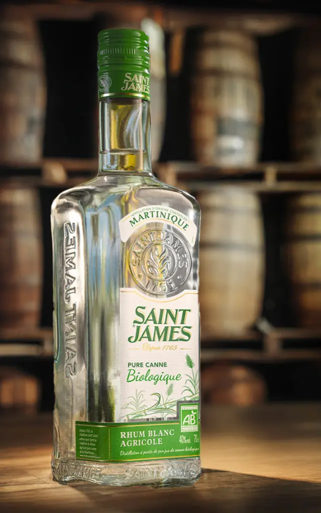 Rhums blanc bio Distillerie Saint-James Sainte-Marie Martinique