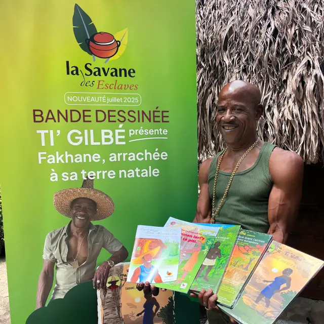 Bande dessinées Savane des esclaves Trois-îlets Martinique