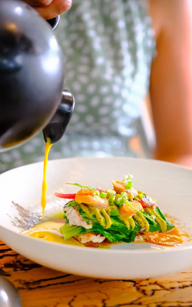 Saumon des Caraïbes Restaurant Carte Blanche Trois-îlets Martinique