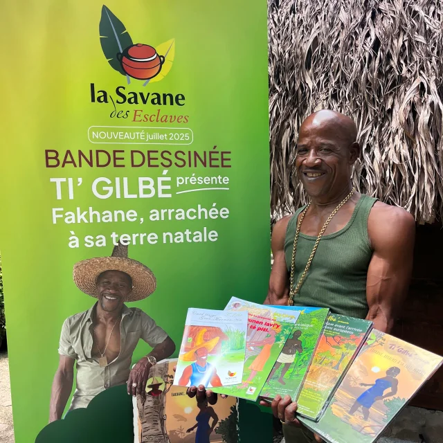 Bande dessinées Savane des esclaves Trois-îlets Martinique