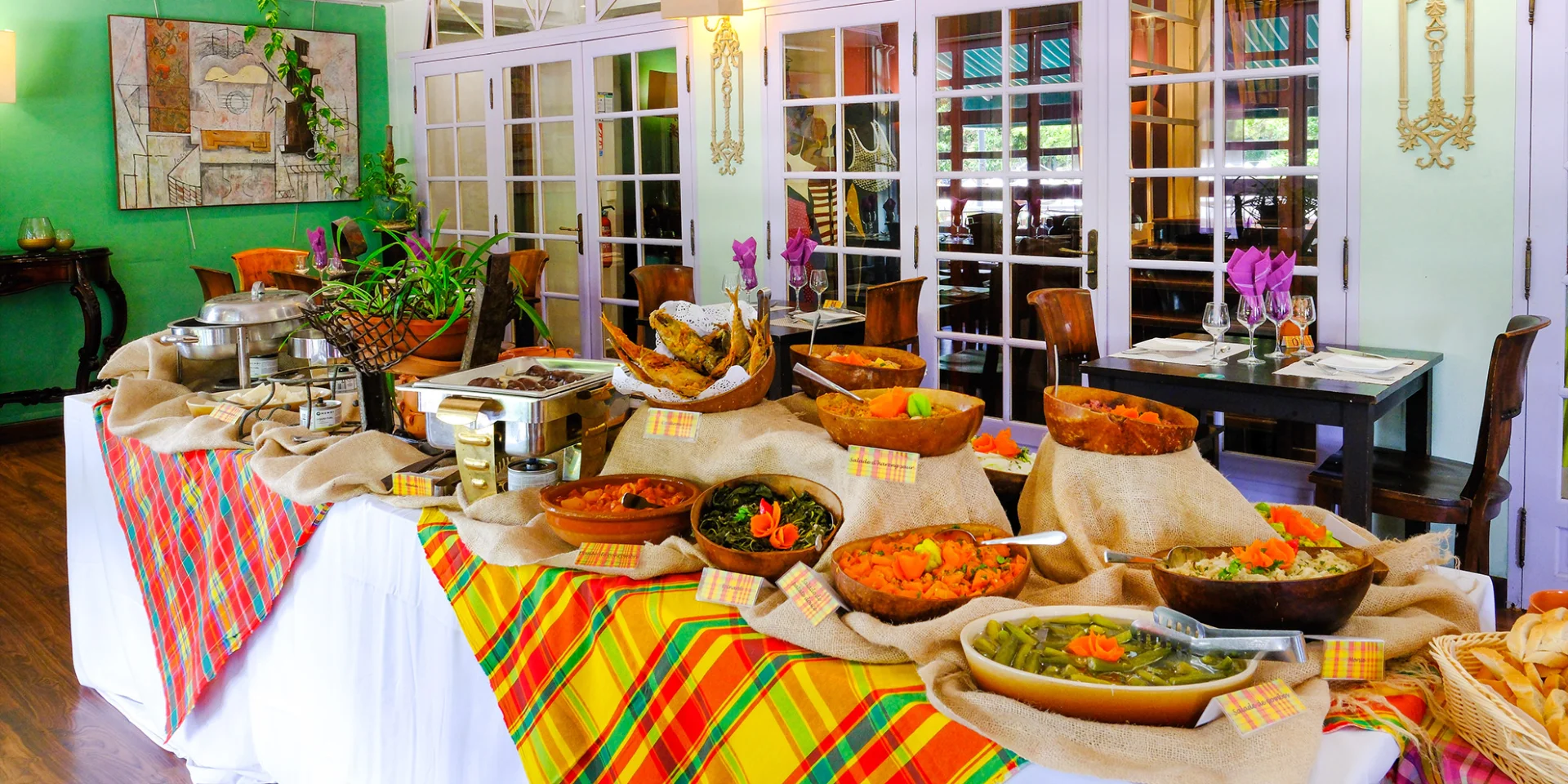 Buffet créole Restaurant Le Joséphine Hotel l'impératrice *** Fort-de-france Martinique