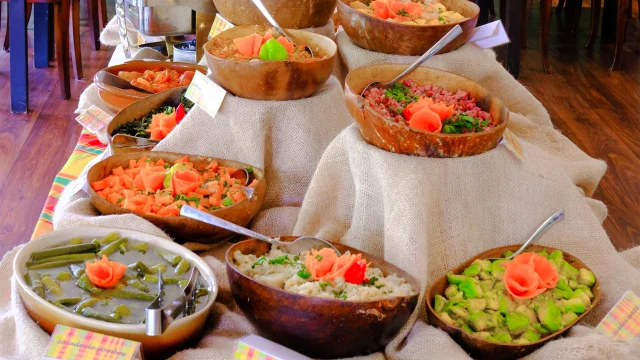 Buffet créole Restaurant Le Joséphine Hotel l'impératrice *** Fort-de-france Martinique