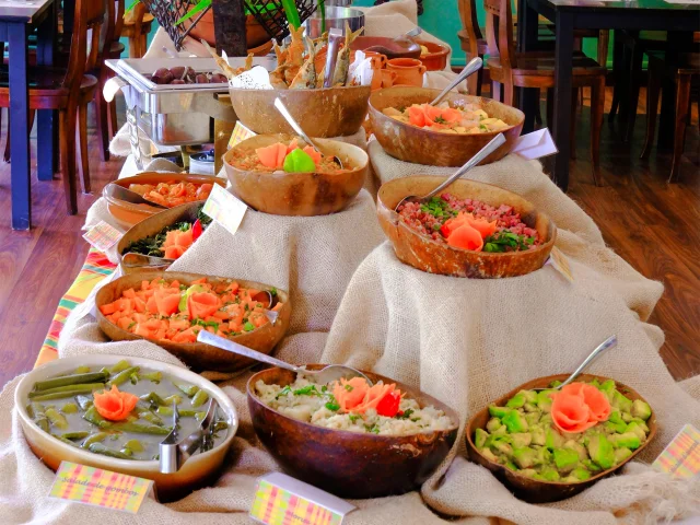 Buffet créole Restaurant Le Joséphine Hotel l'impératrice *** Fort-de-france Martinique