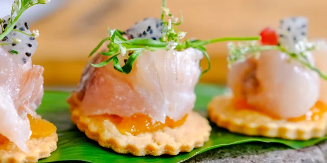 Mise en bouche Restaurant gastronomique Carte Blanche Trois-îlets Martinique