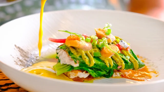 Saumon des Caraïbes Restaurant Carte Blanche Trois-îlets Martinique