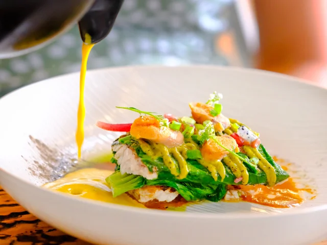 Saumon des Caraïbes Restaurant Carte Blanche Trois-îlets Martinique