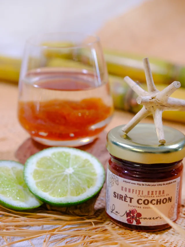 Confiture aux surettes cochon La Mofwazerie Saint-Pierre Martinique