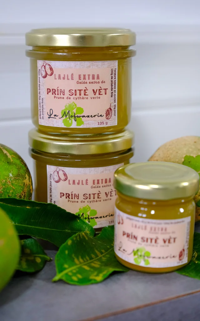 Gelée à la Prune de cythère La Mofwazerie Saint-Pierre Martinique