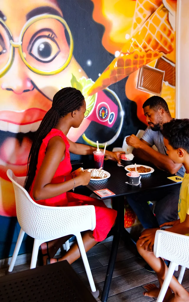 Dégustation de Glace et Gauffre Passion Givrée Schoelcher Martinique