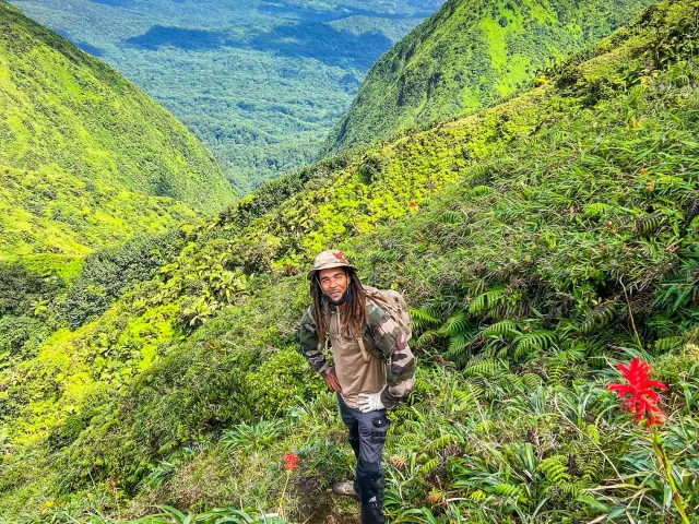 Nicolas Domergue Guide de randonnée Foujè Béni Piton du Carbet Martinique