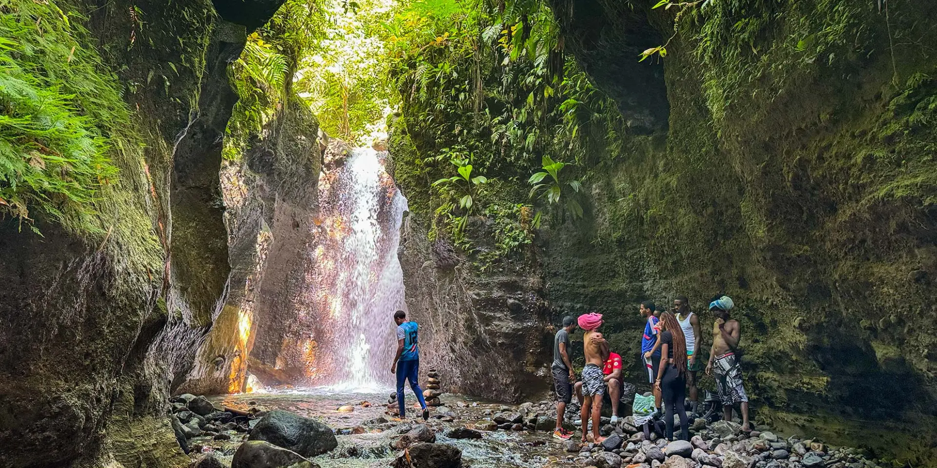 Rivière Randonnée Cascade Dany Kaïali Excursions Ajoupa-Bouillon Martinique