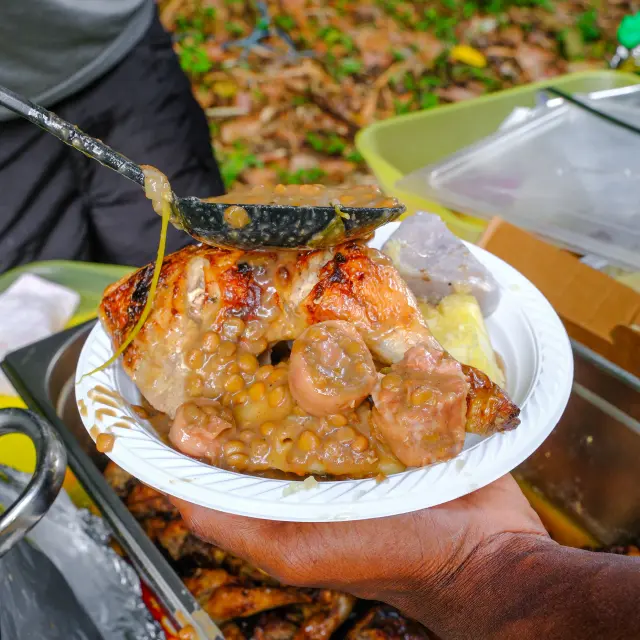 Déjeuner local Kaïali Excursions Ajoupa-Bouillon Martinique