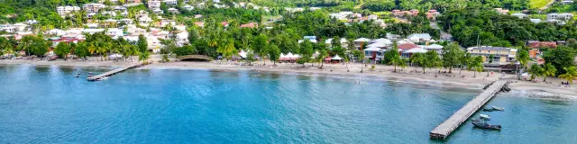 Plage de l'Anse à l’Âne Trois-îlets Martinique
