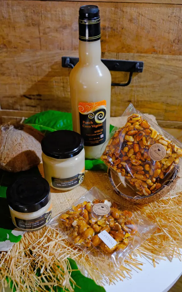 Nougat pays Punch et pâte à tartiner à la Noix de coco K'Féco Robert Martinique