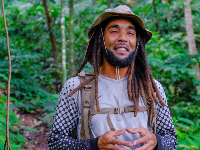 Nicolas Domergue Guide de randonnée Foujè Béni Martinique