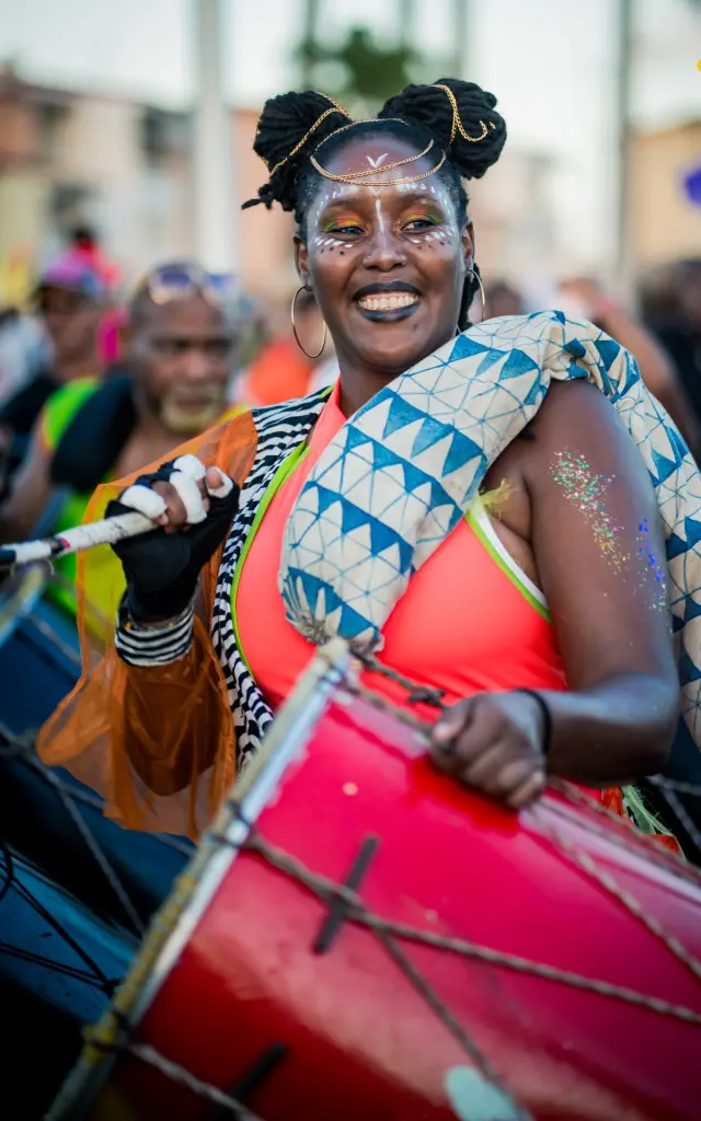 Percussion Musicien Carnaval Martinique