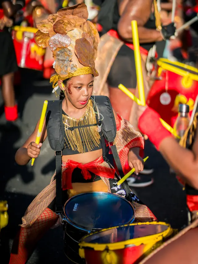 Percussion Musicien Carnaval Martinique