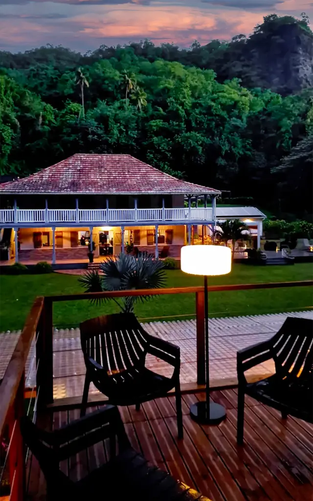 Rooftop Hôtel Habitation Anse Couleuvre Prêcheur Martinique